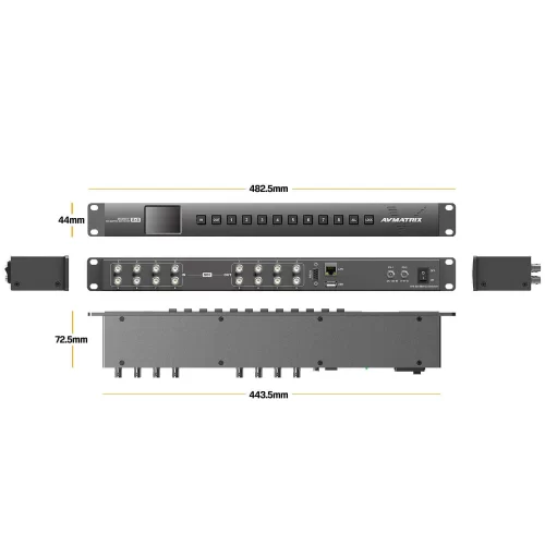 AVMATRIX MSS0811 Матричный коммутатор 3G-SDI 8×8