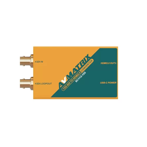 AVMATRIX SC1112-12G Конвертер 4K60 12G-SDI в HDMI2.0