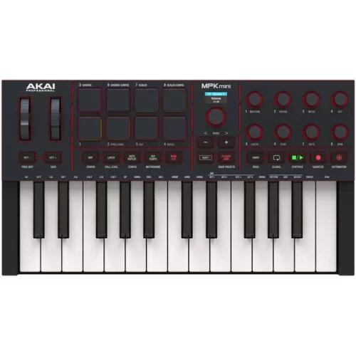 Akai MPK Mini IV Black MIDI-клавиатура, 25 клавиш