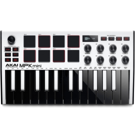 Akai MPK Mini MK3 White MIDI-клавиатура, 25 клавиш