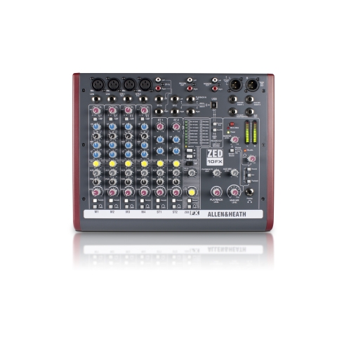 Allen & Heath ZED-10FX 8-канальный аналоговый микшер