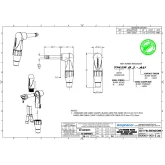 Amphenol TM2RBJ-AU Угловойразъем mono jack 6,5 мм (TS)