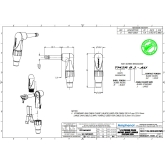 Amphenol TM2RJ Разъем mono jack 6,5 мм (TS) угловой