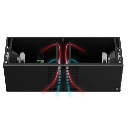 Audac ARCHI210/B Пассивный сабвуфер, 450 Вт., 2х10"