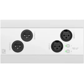 Audac NWP222/W Настенная панель, Bluetooth, Dante/AES67