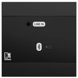 Audac NWP300/B Настенная панель, Bluetooth, Dante/AES67