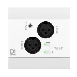 Audac NWP320/W Настенная панель, Bluetooth, Dante/AES67