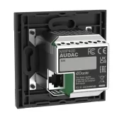 Audac NWP400/B Настенная панель, Bluetooth, Dante/AES67