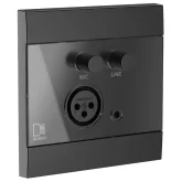 Audac WP205/B Настенная панель подключения