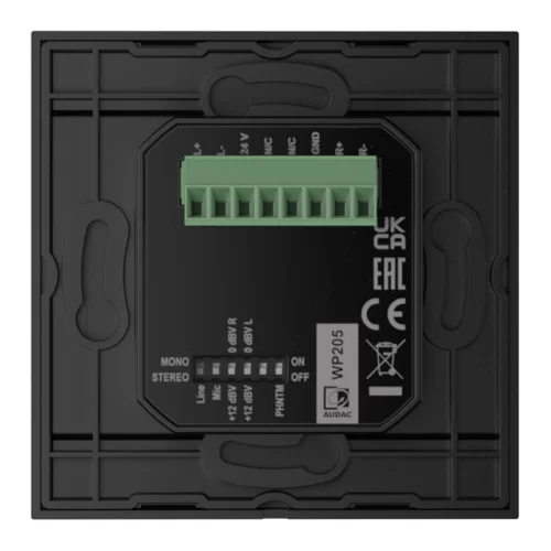 Audac WP205/B Настенная панель подключения