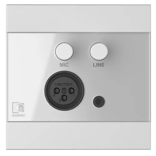 Audac WP205/W Настенная панель подключения