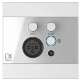 Audac WP225/W Настенная панель подключения Bluetooth