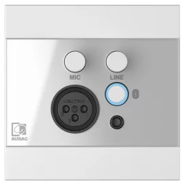 Audac WP225/W Настенная панель подключения Bluetooth