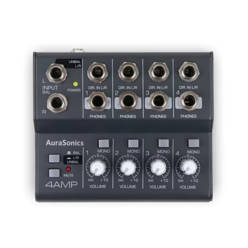 AuraSonics 4AMP Усилитель для 4-х наушников