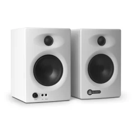 AuraSonics KN4.5BT-WH Активные мультимедиа-мониторы, 60 Вт. 4,5", Bluetooth, пара