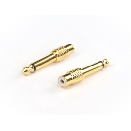 AuraSonics RFJM2 Переходник RCA female - Jack TS 6.3мм male