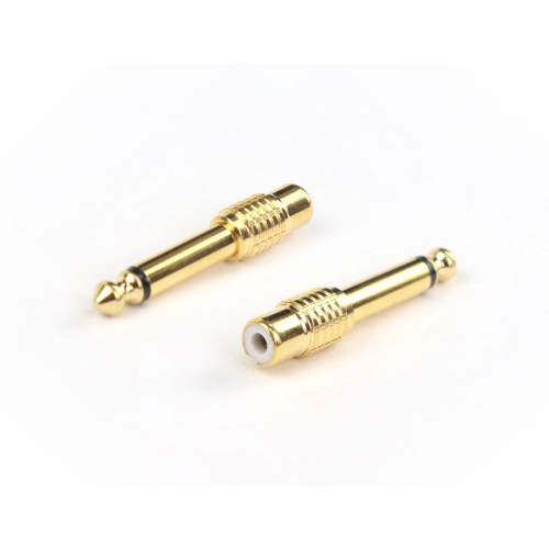 AuraSonics RFJM2 Переходник RCA female - Jack TS 6.3мм male