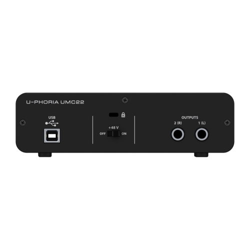 Behringer UMC22 Аудиоинтерфейс USB, 2х2