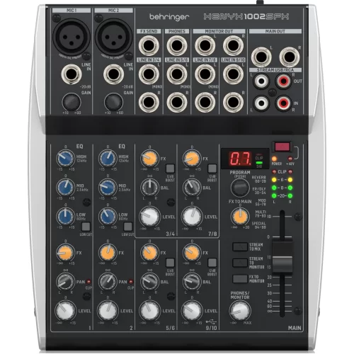 Behringer Xenyx 1002SFX 10-канальный аналоговый микшер