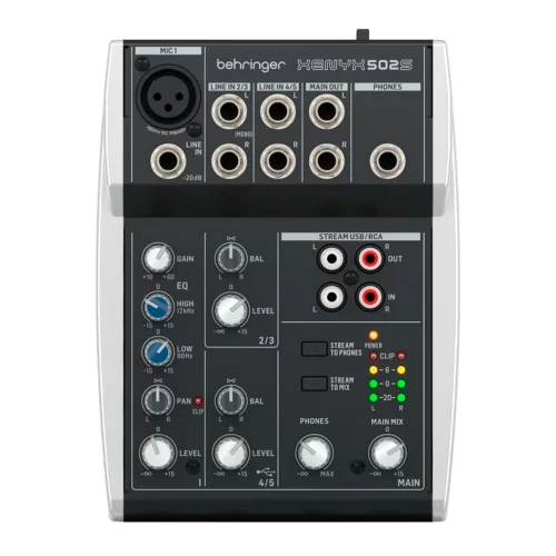 Behringer Xenyx 502S 5-канальный аналоговый микшер