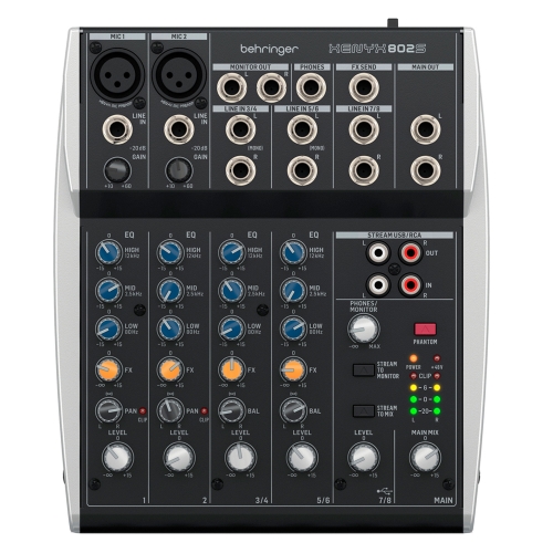 Behringer Xenyx 802S 8-канальный аналоговый микшер