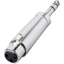 Bespeco AD240 Переходник XLR-Female и 1/4" TRS-Male