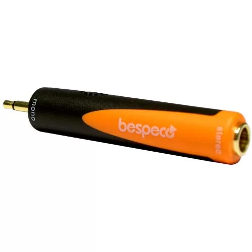 Bespeco SLAD135 Переходник 3,5 mm. mono jack M / 6,3 mm. stereo jack F