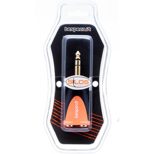 Bespeco SLAD230 Переходник 1/4" Jack TRS Male, 2 разъема 1/8" Jack TRS Female