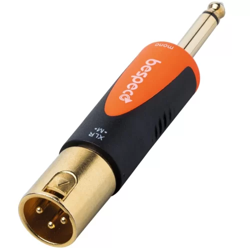 Bespeco SLAD510 Переходник 6,3 mono jack M / XLR M