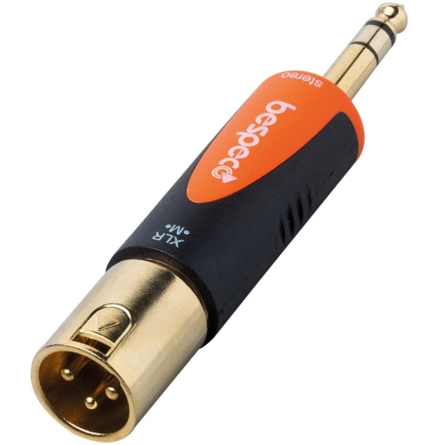 Bespeco SLAD515 Переходник 6.3mm stereo jack M / XLR3M