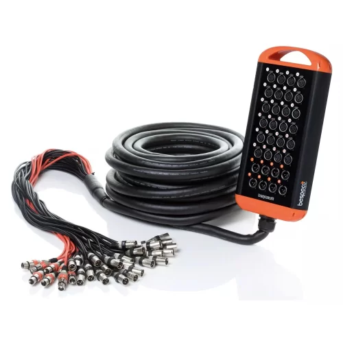 Bespeco XTRA2408L50S Мультикор с индивидуальным экраном, 50 метров