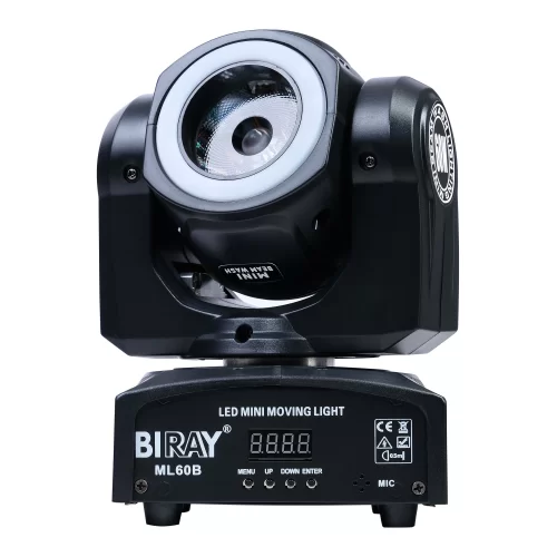 Bi Ray ML60B Вращающаяся голова Beam, Wash, 60 Вт., RGBW + 12х0,2Вт RGB
