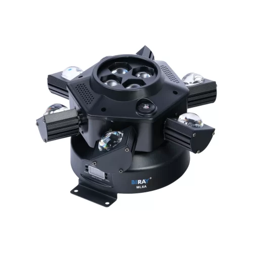 Bi Ray ML6A Моторизированный прожектор смены, 10х10 Вт., RGBW + лазер