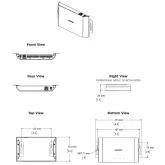 Bose ControlSpace EX-4ML Dante-интерфейс, 4х4