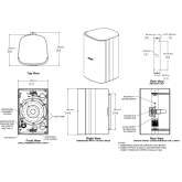 Bose DesignMax DM6SE White Трансляционная АС, 5/10/20/40/80 Вт., 70/100 В, 6,5", пара