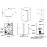 Bose DesignMax DM6SE Black Трансляционная АС, 5/10/20/40/80 Вт., 70/100 В, 6,5", пара