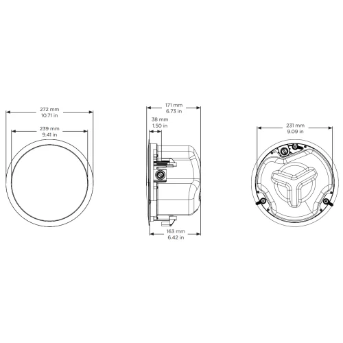 Bose FreeSpace FS4CE White Встраиваемая АС, 5/10/20/40 Вт., 70/100 В, 4,5", пара