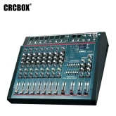 CRCBOX CB-833 8-канальный активный микшерный пульт, 2х450Вт., MP3