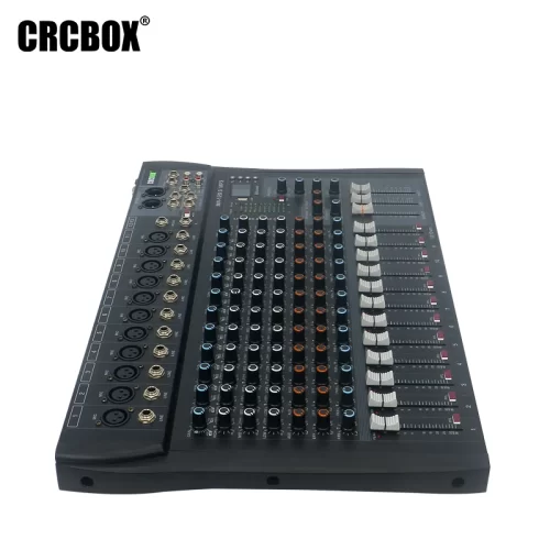 CRCBOX MR-120S 12-канальный микшерный пульт, FX, MP3, Bluetooth