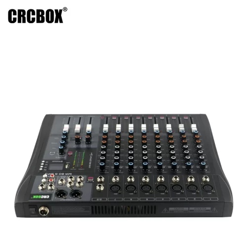 CRCBOX MR-80S 8-канальный микшерный пульт, FX, MP3, Bluetooth