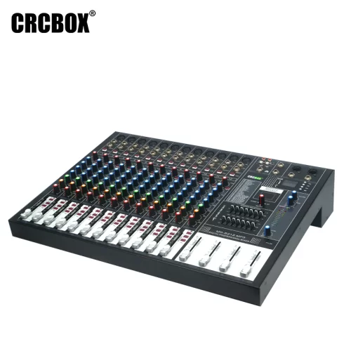 CRCBOX MR-8312 12-канальный микшерный пульт, FX, MP3, Bluetooth