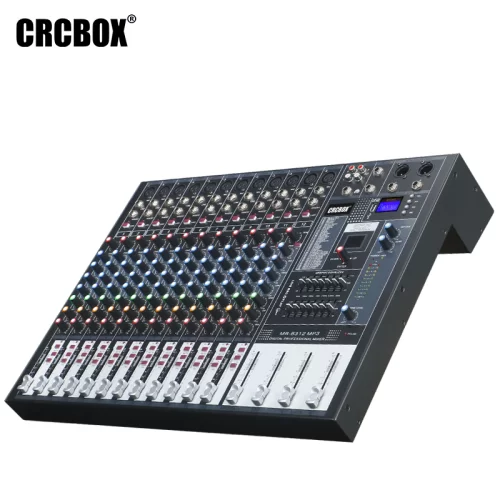 CRCBOX MR-8312 12-канальный микшерный пульт, FX, MP3, Bluetooth