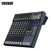 CRCBOX MR-980 8-канальный микшерный пульт, FX, MP3, Bluetooth