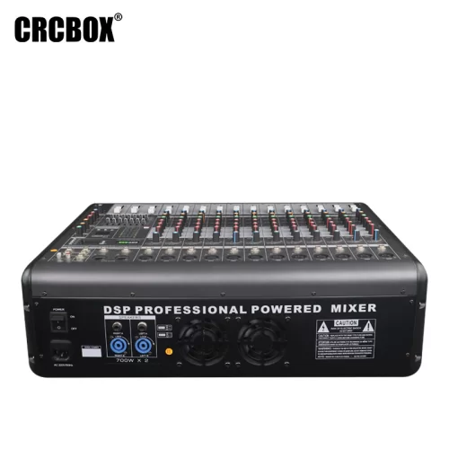 CRCBOX PMX-1200 12-канальный активный микшер, FX, MP3, 2x700 Вт.