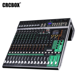 CRCBOX XA-16 PRO 16-канальный микшерный пульт, FX, MP3, Bluetooth