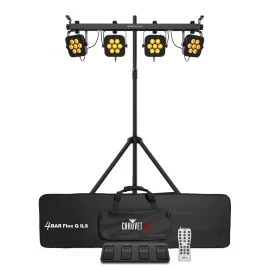 Chauvet-DJ 4BAR Flex Q ILS Комплект светодиодных прожекторов, 4 прожектора Q7 (7x3,5W RGBA)