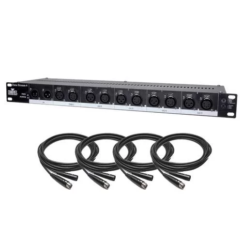 Chauvet-DJ Data Stream 4 Оптический сплиттер DMX на 4 канала