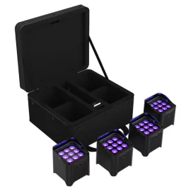 Chauvet-DJ Freedom Par H9 IP X4 Комплект из 4 светодиодных аккумуляторных прожекторов в кейсе, IP 65