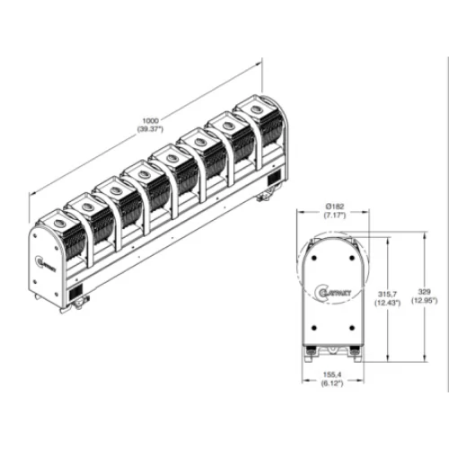 Clay Paky VOLERO WAVE Восьмилучевой прожектор, 8*40 Вт., RGBW