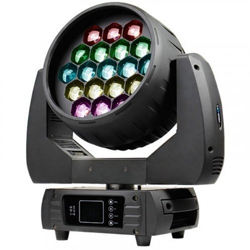 Color Imagination MAGICZOOM 1915FB Вращающаяся голова WASH,19 * 15 Вт 4-в-1 RGBW+RGB